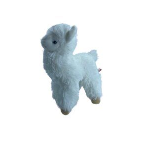 Douglas White Llama Alpaca Plush Stuffed Animal Cuddle Toy Super Soft 7.5"